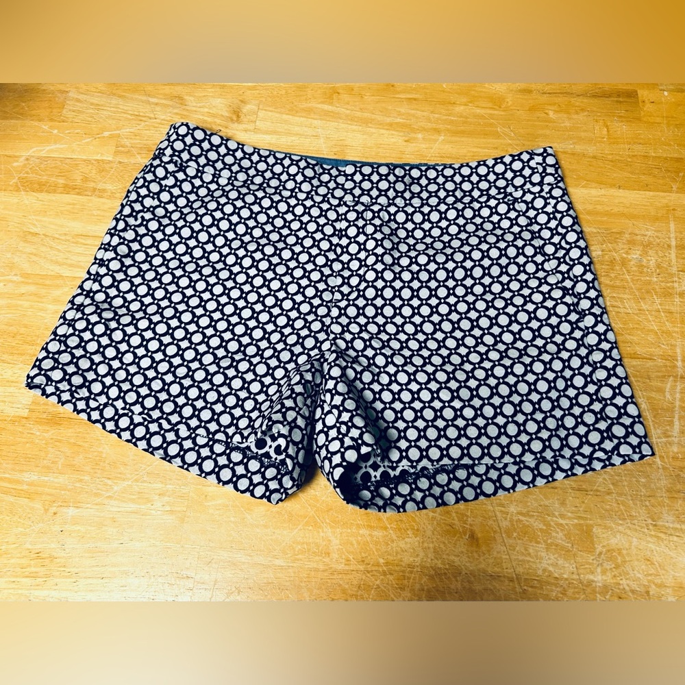 Banana Republic Navy Blue and White Shorts